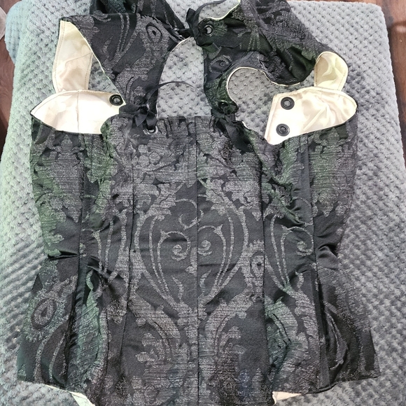 Gothic Corset Dress with Lace-Up Front - Picture 3 of 5